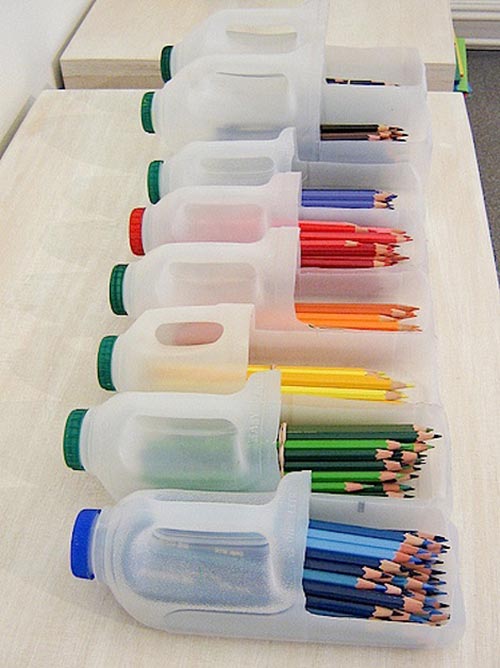 Recycled Craft Supply Organizers