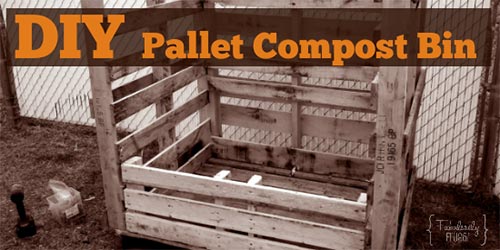DIY Pallet Compost Bin.