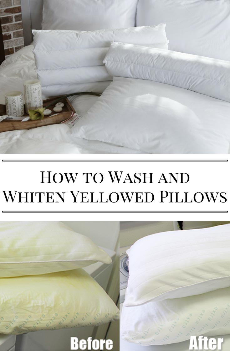 How to Wash and Whiten Yellowed Pillows Home and Gardening Ideas