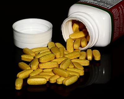 Vitamins and Medicine Tablets