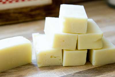 lye is used to make soap.