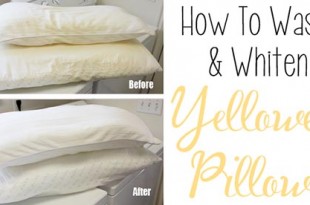 How To Wash & Whiten Yellowed Pillows