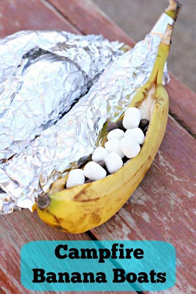 Campfire Banana Boat Recipe