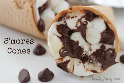 S’mores Cones Recipe