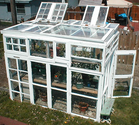 Greenhouse Made From Old Windows