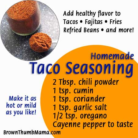Tasty Taco Seasoning Mix