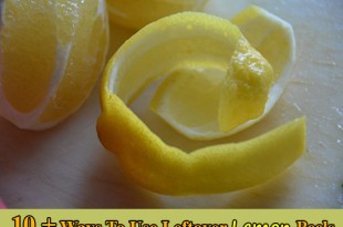 10 + Ways To Use Leftover Lemon Peels