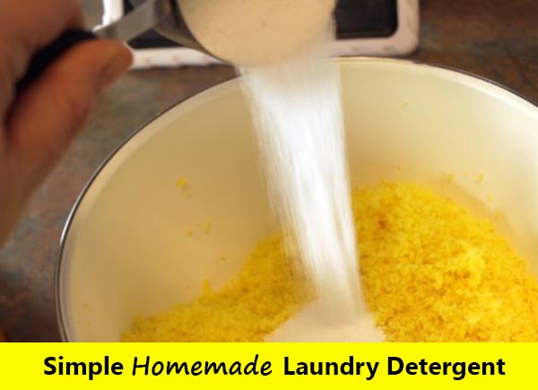 Simple Homemade Laundry Detergent