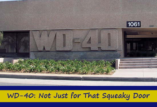 WD-40: Not Just for That Squeaky Door