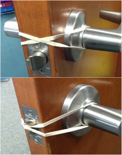 Keep Door Unlatched: