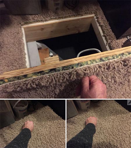 14 Secret Crawlspace Access Door