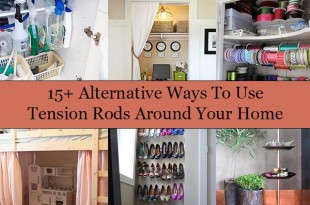15+ Alternative Ways To Use Tension Rods Around Your Home