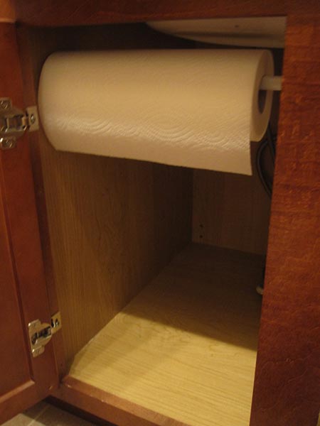 Creative Paper Towel Storage 