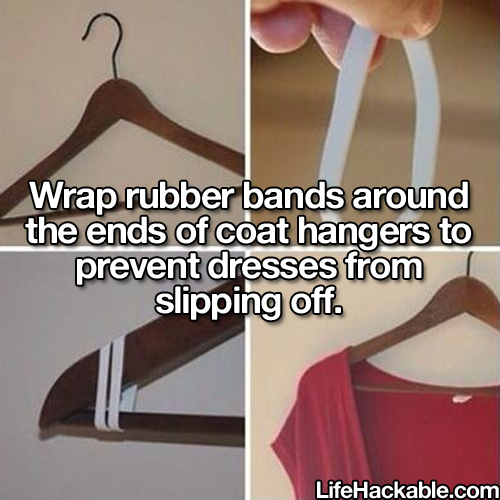 Keep Clothes on Hangers: