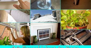 20 Frugal Ways to Keep Your House Warm