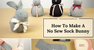 How To Make A No Sew Sock Bunny