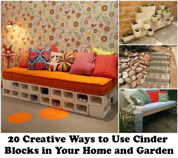 20 Creative Ways to Use Cinder Blocks in Your Home and Garden