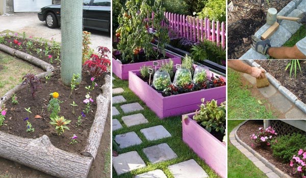 25+ Garden Bed Edging Ideas