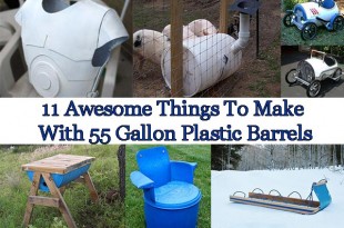 Awesome Things To Make With 55 Gallon Plastic Barrels