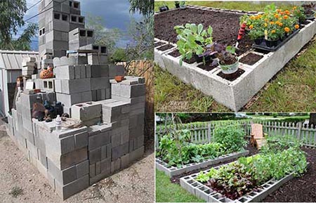 Building A Raised Garden Bed Out Of Cinder Blocks: