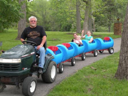 Drum Barrel Train Car