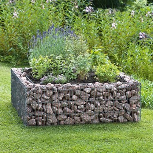 Large Gabions raised bed
