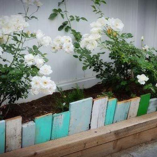 Reclaimed wood Edging