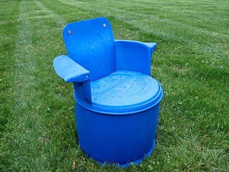 Recycled 55 Gallon Barrel Chair