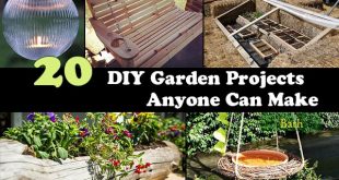 20 DIY Garden Projects Anyone Can Make
