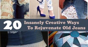 20 Insanely Creative Ways To Rejuvenate Old Jeans