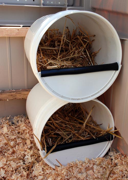 Bucket Nesting Boxes