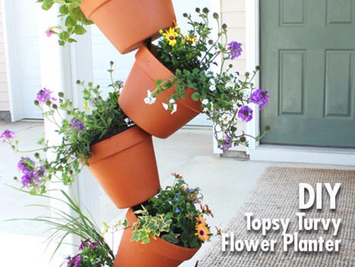 Topsy Turvy Flower Planter