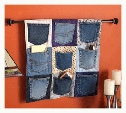Upcycling Project for Denim Pockets