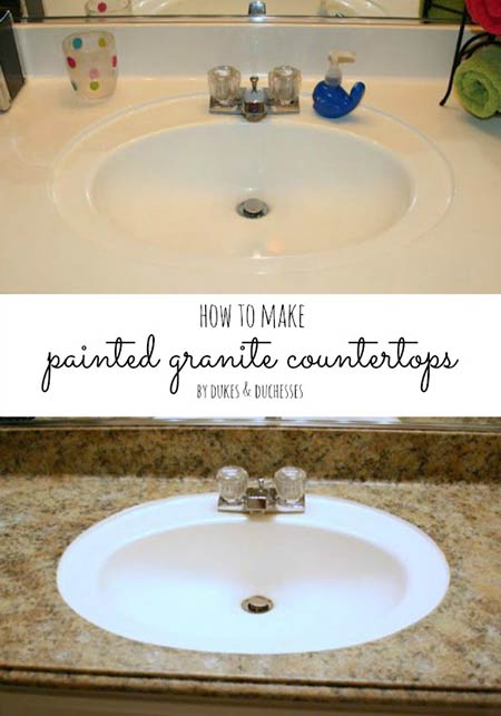 Painted Granite Countertops