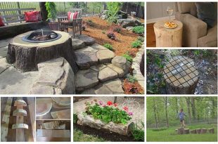 12 Ways To Repurpose Tree Stumps and logs