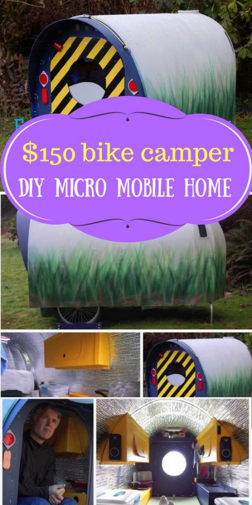 $150 bike camper: DIY micro mobile home