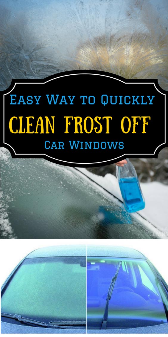 Easy Way to Quickly Clean Frost Off Car Windows Home and Gardening Ideas