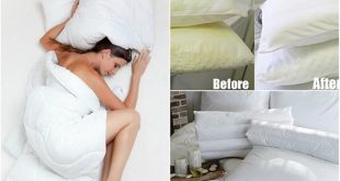 Wash and Whiten Yellowed Pillows