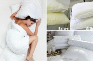 Wash and Whiten Yellowed Pillows