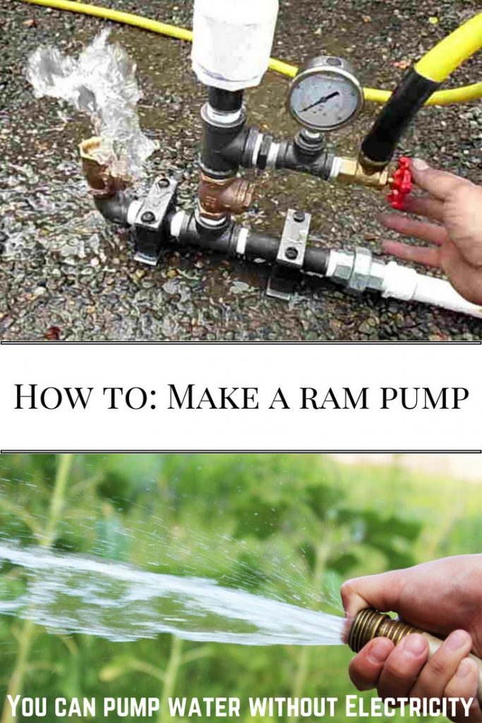 Make a ram pump