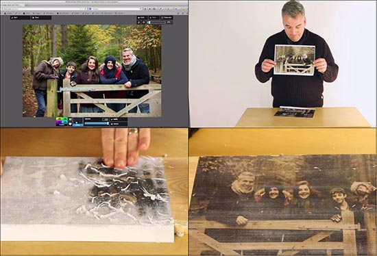 How To Transfer A Photo To Wood