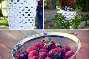 Laundry Basket Turned Strawberry Planter