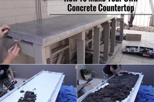 How To Make Your Own Concrete Countertop