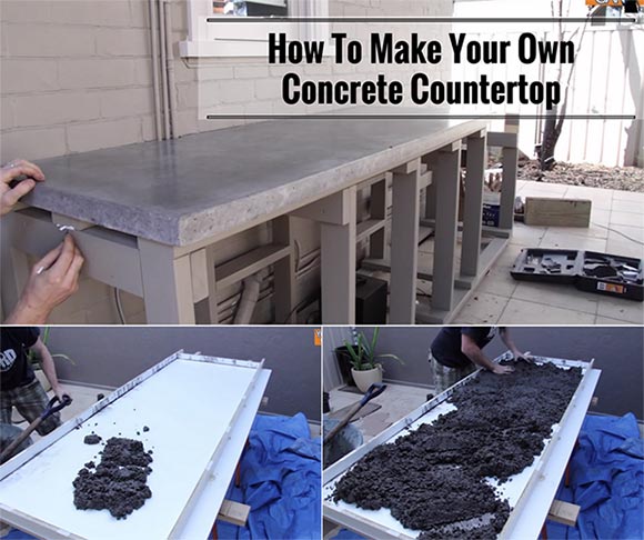 How To Make Your Own Concrete Countertop