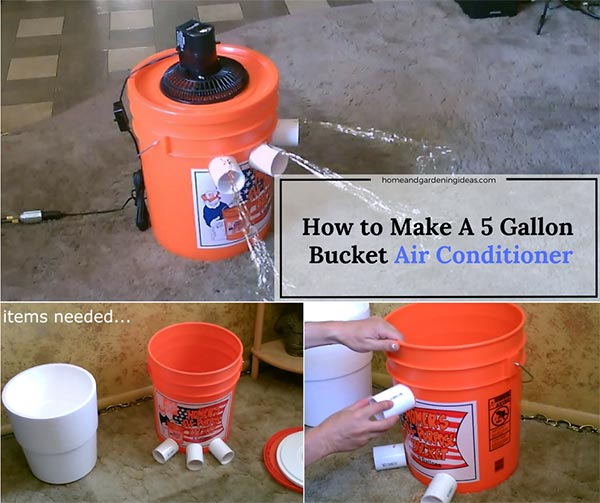 How to Make A 5 Gallon Bucket Air Conditioner