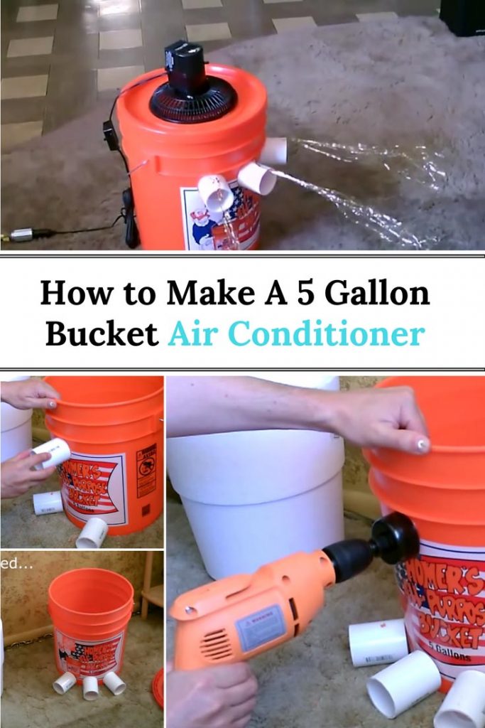 How to Make A 5 Gallon Bucket Air Conditioner Home and Gardening Ideas