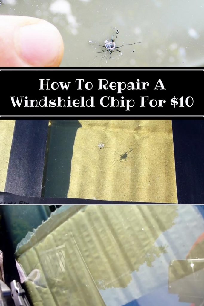 How To Repair A Windshield Chip For $10