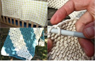 12 Beautiful DIY Crochet Baby Blankets