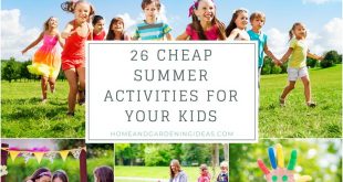 26 Cheap Summer Activities for Your Kids
