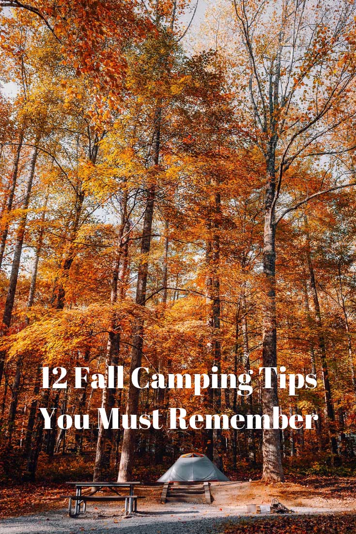 12 Fall Camping Tips You Must Remember